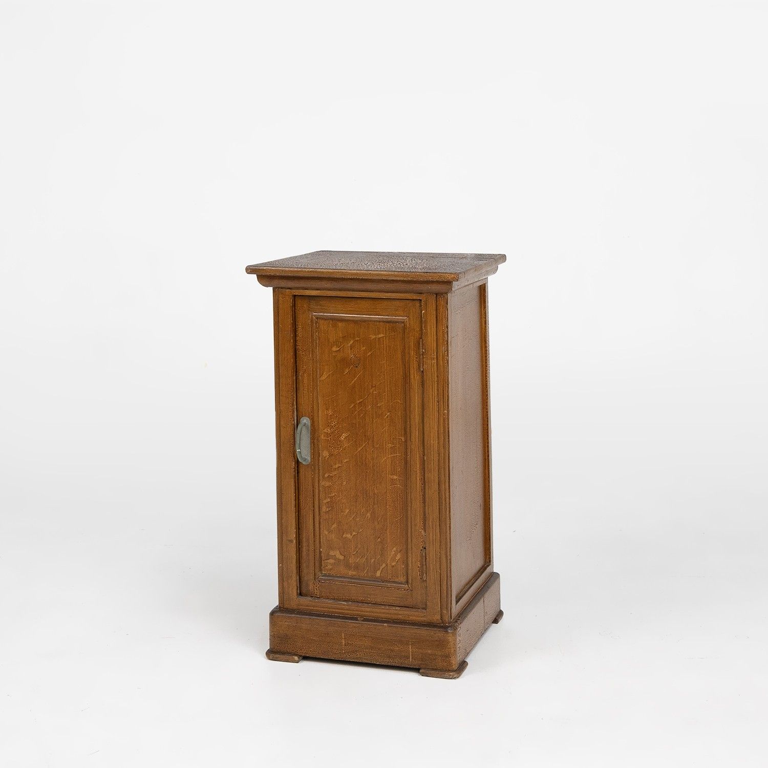 French Art Deco nightstand in varnished wood, ca. 1930-img